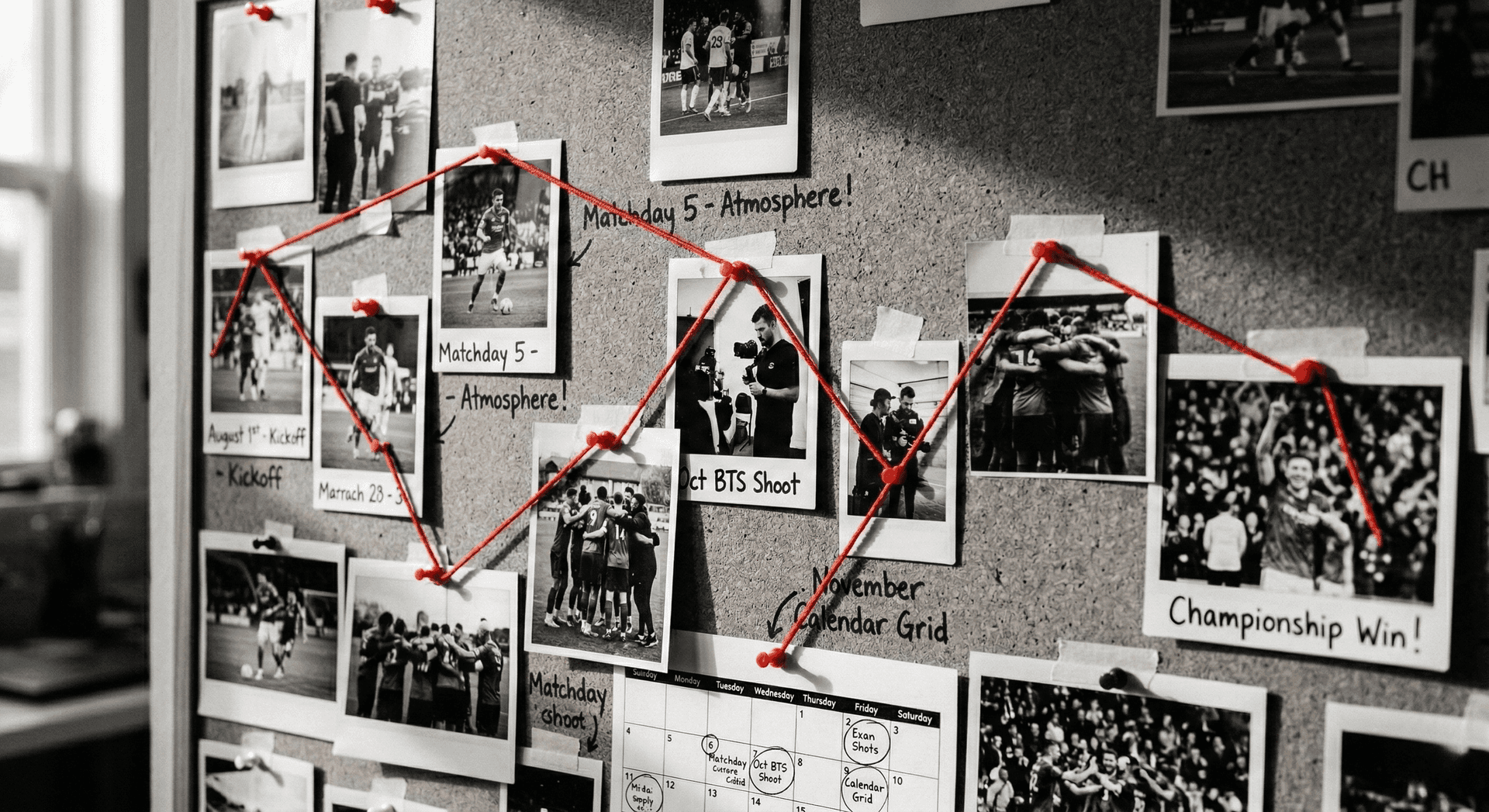 Season-long creator content collection