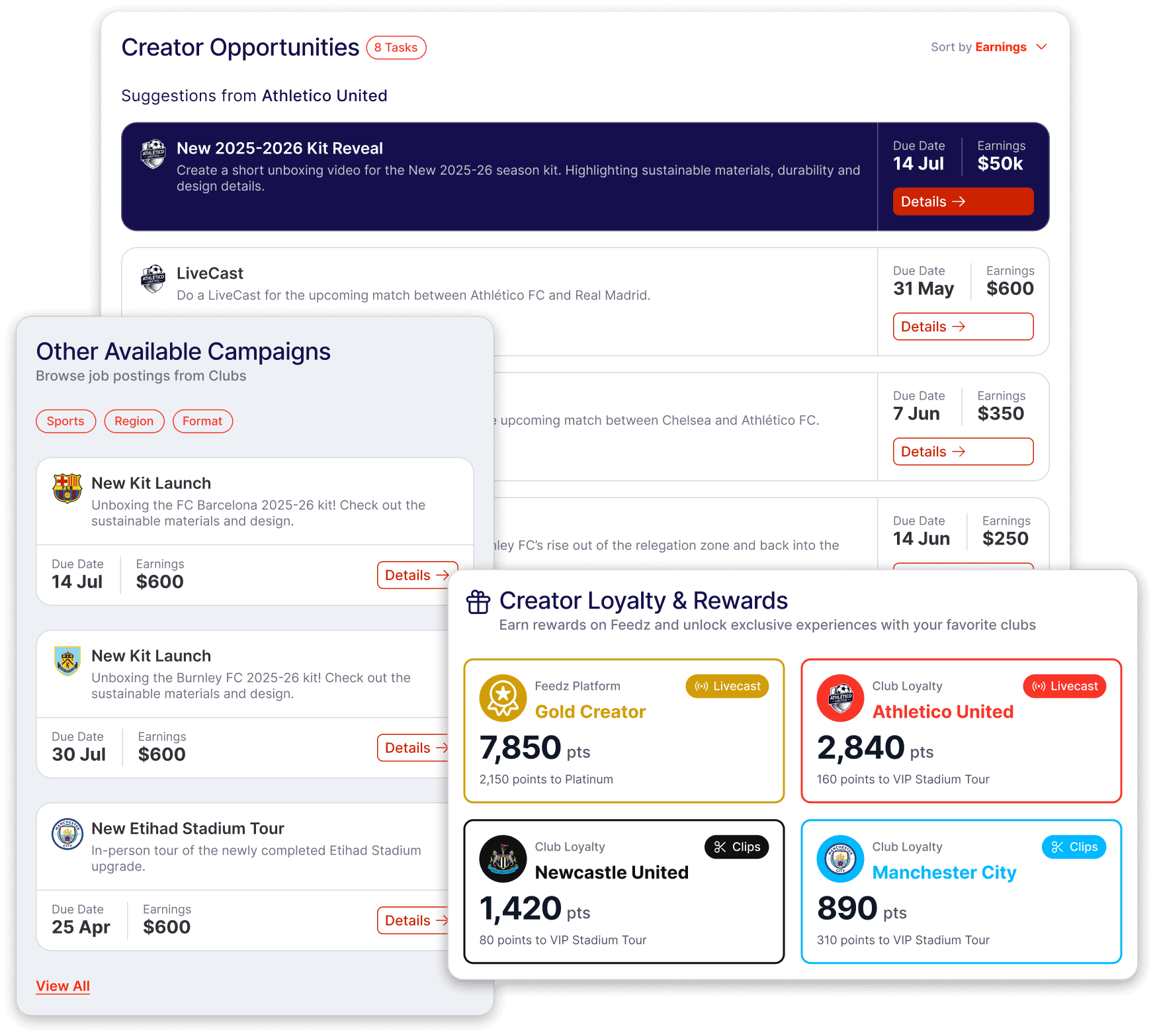 Create content that connects you with clubs